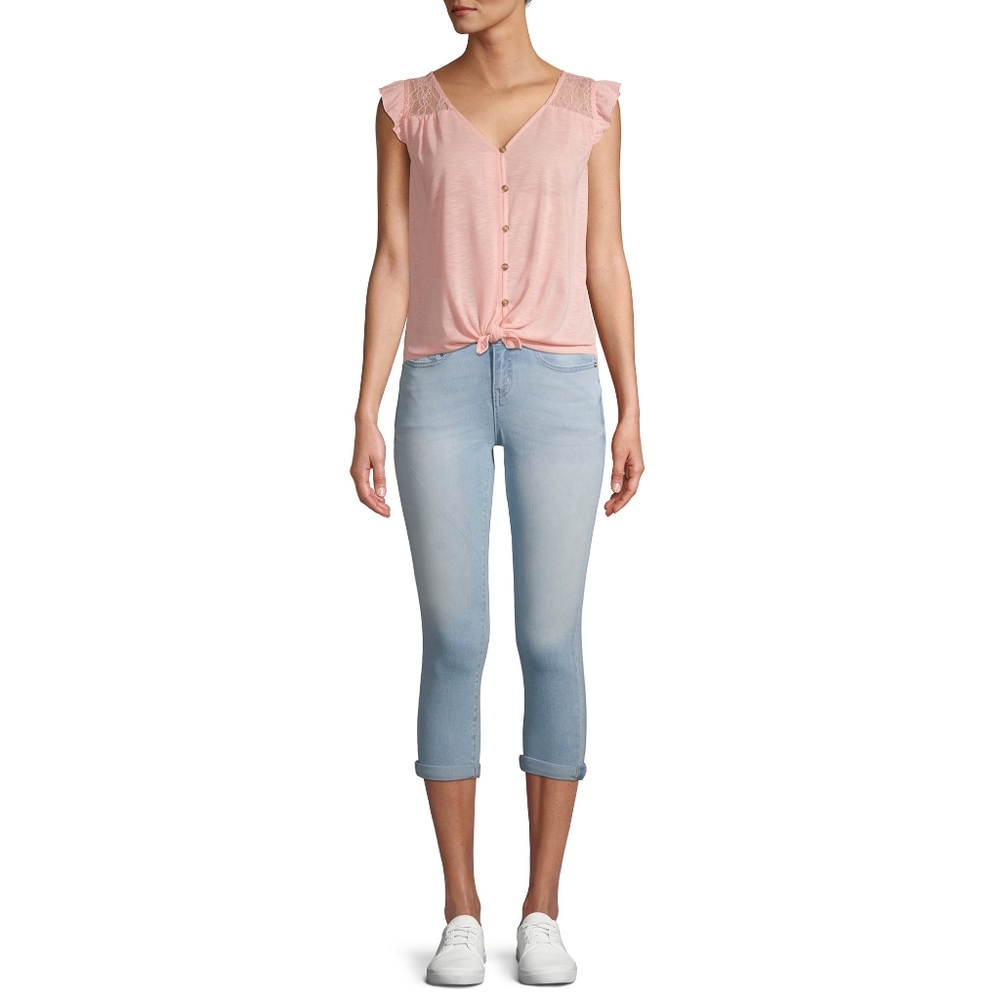 Time And Tru Shorts/No Boundaries Top